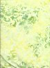 Batik Tonga Gelbgrün mit grünen Ranken110 cm