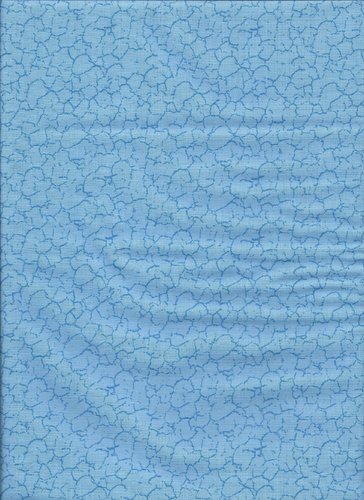 BW-Stoff hellblau gemustert 110cm breit