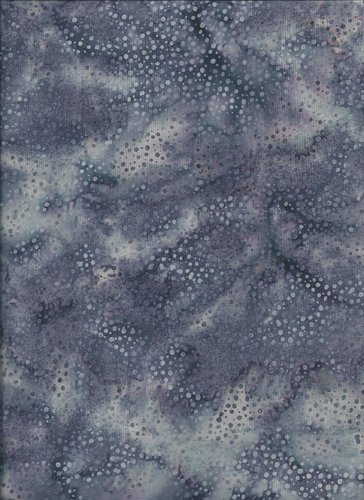 Batik violett mit Punkten 110cm breit