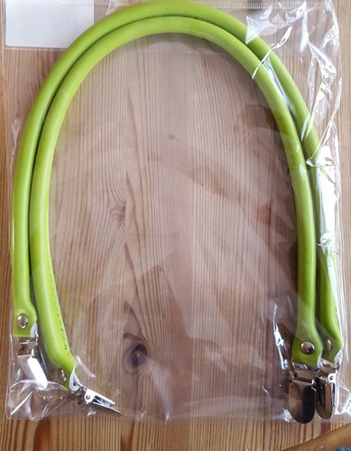 Taschengriffe leder grün 60 cm