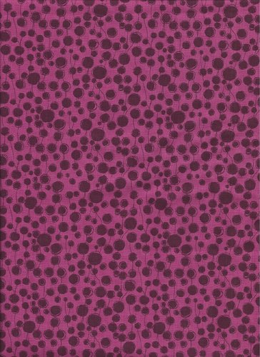 BW Stoff pink  mit dunklem Muster 110 cm