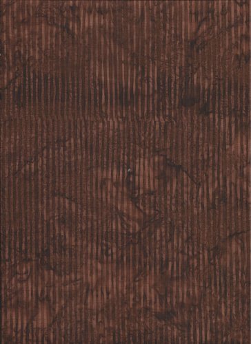 Batik dunkelbraun gestreift 110cm breit