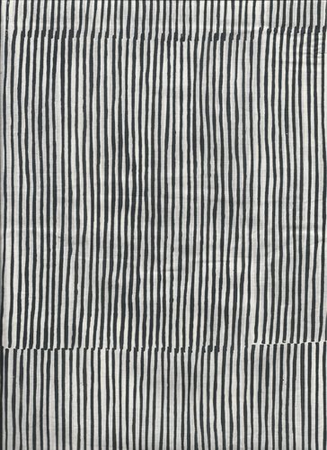 Batik schwarz weiß gestreift 110cm breit