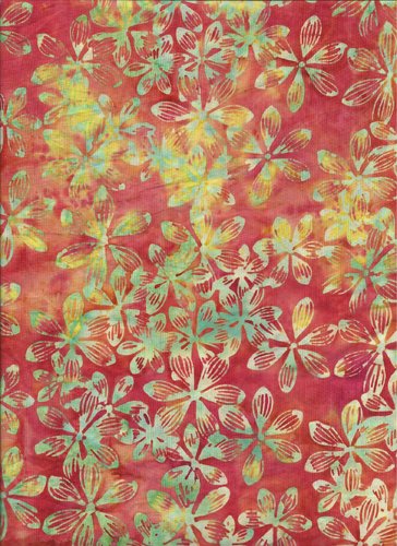 PW Stoff Batik, Poppy 110 cm breit