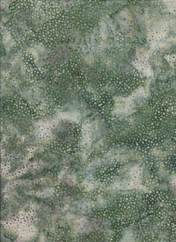 Bali Dots grün mit dunklen Punkten 110cm breit