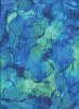 PW Stoff Allure, blau grün  gemustert 110cm